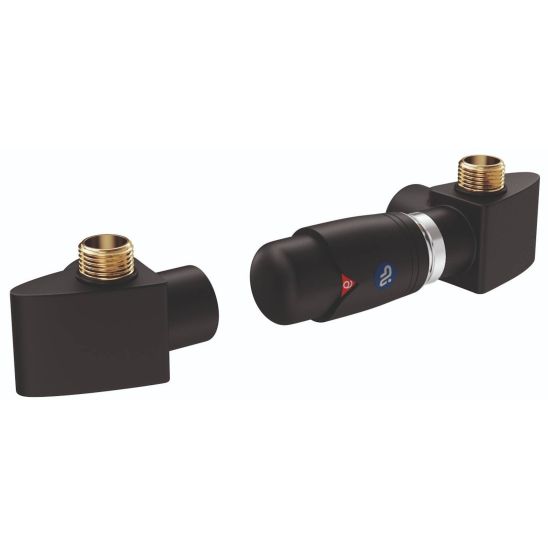 Sada koupelnový radiátor Instal Projekt Retto RET-50/180C31, termostatická sada Instal Projekt Z17 606400001C31