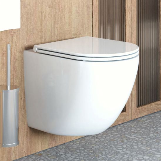 Sada záchodová mísa Oltens Hamnes 42521000, podomítkový WC modul Tece Base 9400407, 9240407, 45100000