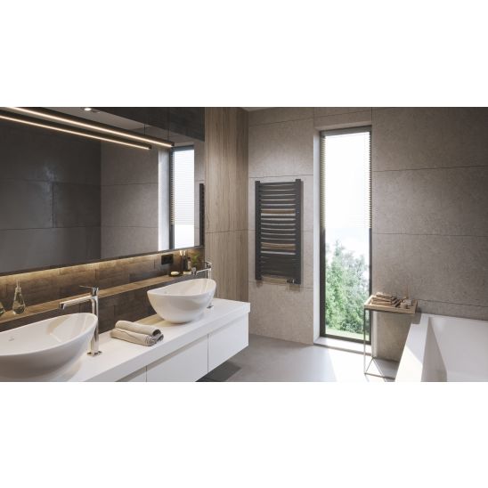 Sada koupelnový radiátor Instal Projekt Retto RET-40/110C12, termostatická sada Instal Projekt Z17 606400002C12