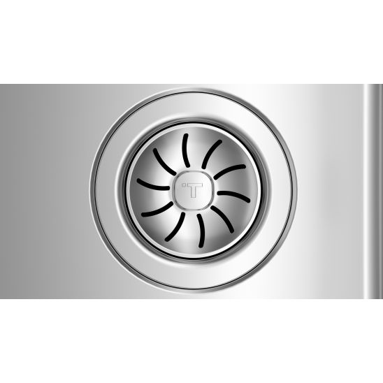 Sada ocelový dřez se sifonem Teka Brooklyn 115100023, kuchyňská baterie Teka Brooklyn 116030056