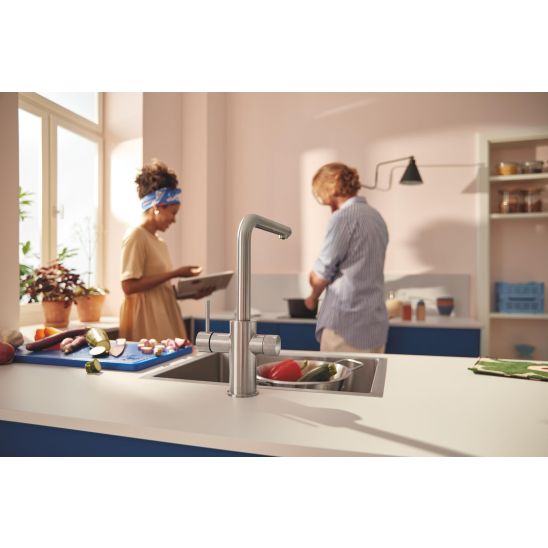 Set baterie pro vodní filtr Grohe Blue 30601DC0, filtr s hlavou Grohe Blue 40875000