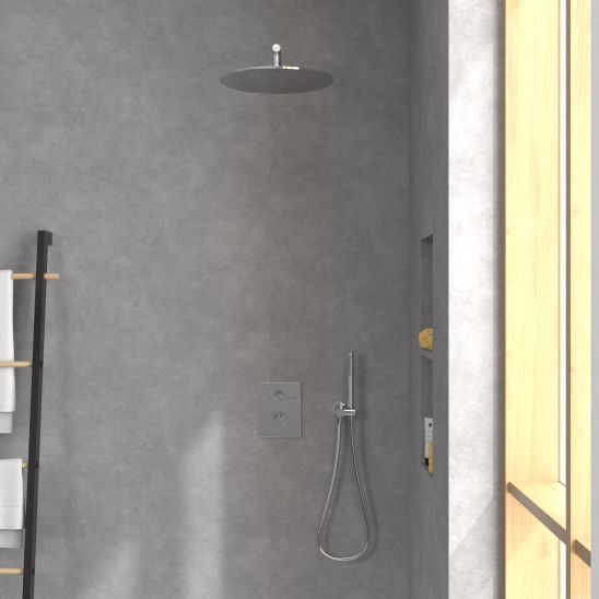 Sada vanová baterie Villeroy & Boch Universal Taps & Fittings TVD00065300061, hlavová sprcha Villeroy & Boch Universal Showers TVC00000300061, TVD00065100000, TVS10900600061, TVC00045800061, TVC00045351061, TVC00045600061, TVC00003500061