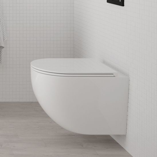 Sada záchodová mísa Oltens Hamnes 42024000, podomítkový WC modul Tece Base 9400407, 45113000, 9.240.400