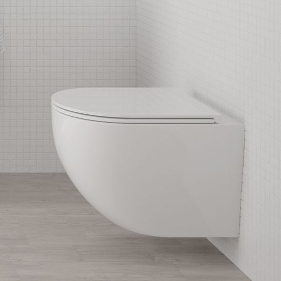 Sada záchodová mísa Oltens Hamnes 42524000, podomítkový WC modul Tece Base 9400407, 45113000, 9.240.400