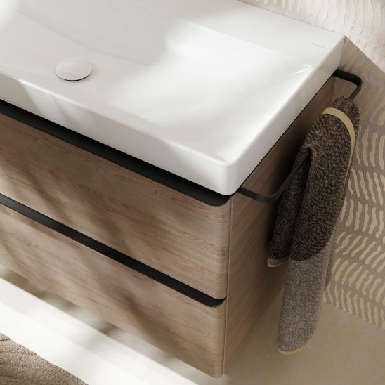 Sada skříňka Hansgrohe Xelu Q 54029670, umyvadlo Hansgrohe Xelu Q 61024450