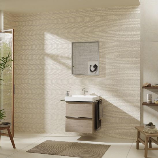Sada skříňka Hansgrohe Xelu Q 54025000, umyvadlo Hansgrohe Xelu Q 61017450