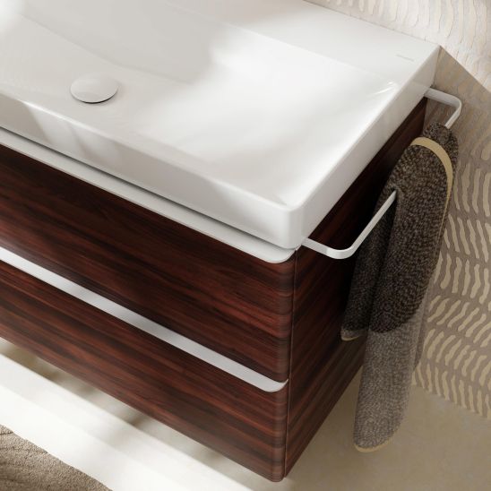 Sada skříňka Hansgrohe Xelu Q 54026700, umyvadlo Hansgrohe Xelu Q 61016450
