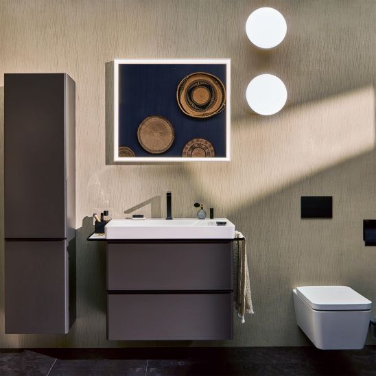 Sada skříňka Hansgrohe Xelu Q 54028670, umyvadlo Hansgrohe Xelu Q 61030450