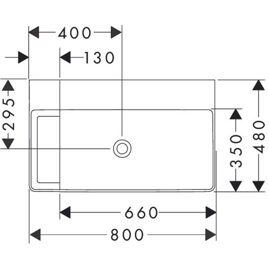 Sada skříňka Hansgrohe Xelu Q 54029700, umyvadlo Hansgrohe Xelu Q 61032450