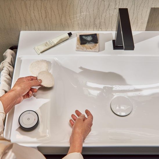 Sada skříňka Hansgrohe Xelu Q 54027000, umyvadlo Hansgrohe Xelu Q 61031450