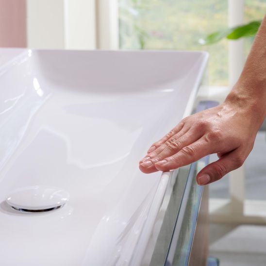Sada skříňka Hansgrohe Xelu Q 54029700, umyvadlo Hansgrohe Xelu Q 61030450