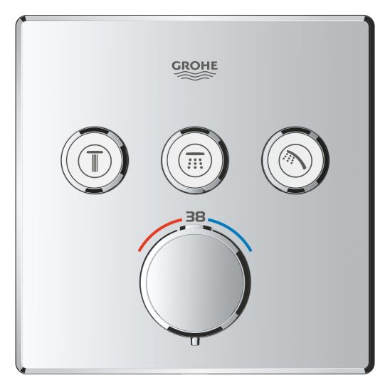 Set sprchová sada Grohe Precision Smartcontrol 34875000, stěrka na vodu Grohe 4067393055617