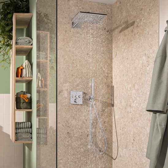 Set sprchová sada Grohe Precision Smartcontrol 34875000, stěrka na vodu Grohe 4067393055617