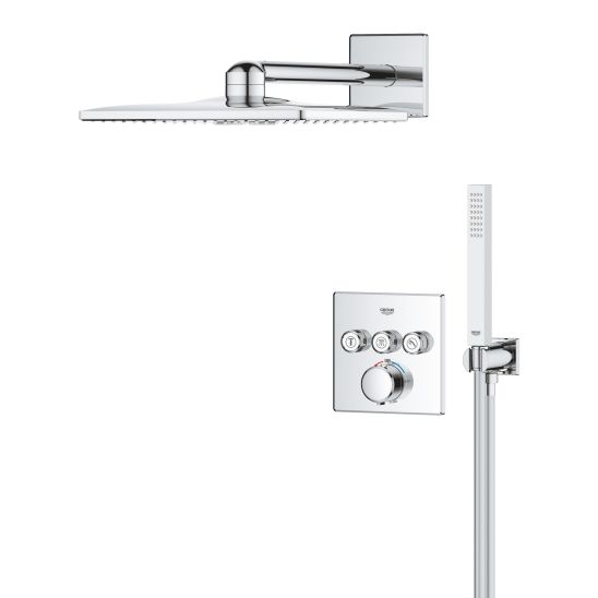 Set sprchová sada Grohe Precision Smartcontrol 34875000, stěrka na vodu Grohe 4067393055617