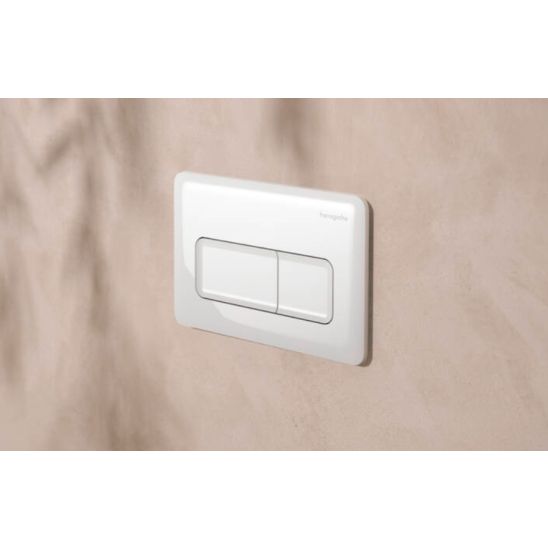 Sada WC mísa se sedátkem s pomalým sklápěním Hansgrohe EluPura Q 60293450, podomítkový WC modul Hansgrohe iFrame universal 01022180, 66001450
