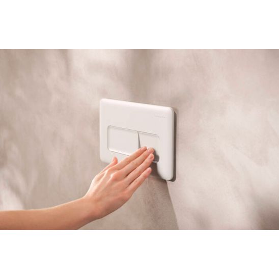 Sada WC mísa se sedátkem s pomalým sklápěním Hansgrohe EluPura Q 60293450, podomítkový WC modul Hansgrohe iFrame universal 01022180, 66001700