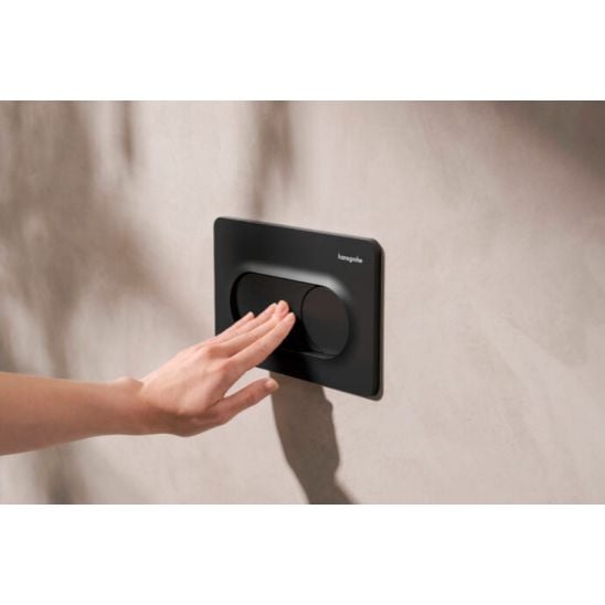 Sada WC mísa se sedátkem s pomalým sklápěním Hansgrohe GladeLake S 60309450, podomítkový WC modul Hansgrohe iFrame universal 01022180, 66002670