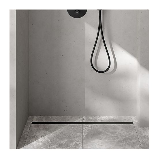 Sada rošt odtokového žlábku Oltens Langan Slim 30015300, kryt lineárního odtoku Oltens Langan Slim 30019300