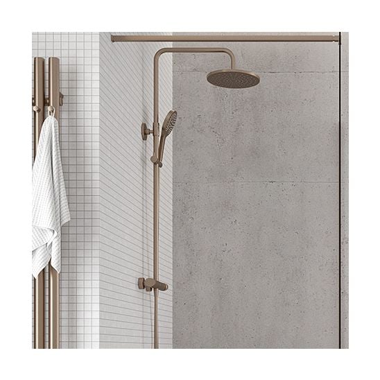 Sada sprchová sada Oltens Vatten 36505610, výtok baterie Oltens Numa 39106610