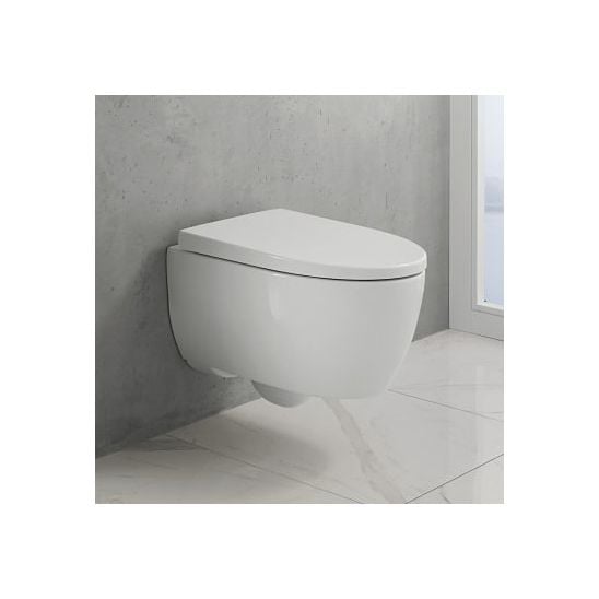 Sada WC mísa se sedátkem s pomalým sklápěním Geberit iCon 503.048.00.8, podomítkový WC modul Geberit Duofix 111.320.00.6