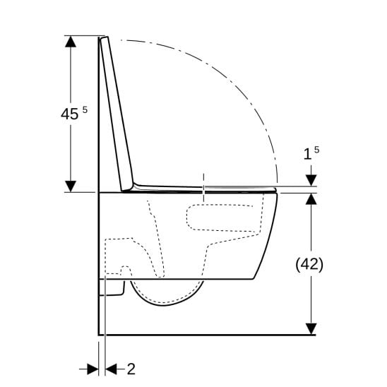 Sada WC mísa se sedátkem s pomalým sklápěním Geberit iCon 503.046.00.1, podomítkový WC modul Geberit Duofix 111.320.00.6, 111.815.00.1, 156.050.00.1