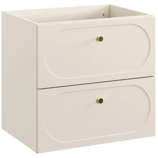 Sada skříňka Comad Donna Sand DONNA SAND 82-60-46-2S, umyvadlo Comad Fly FLY WHITE GLOSS UM 60-46 DP ( E-8073-60 )