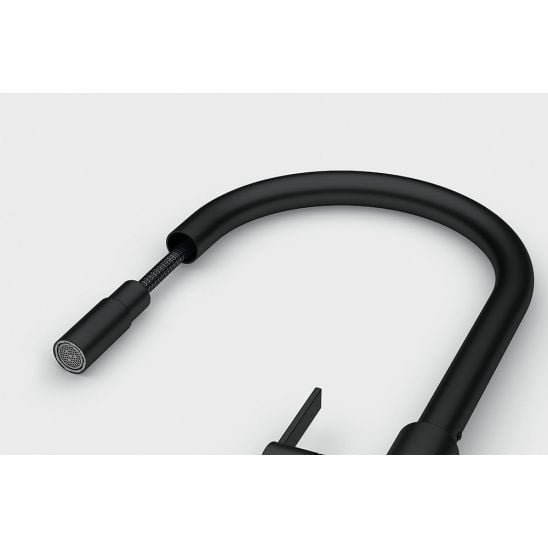 Sada kuchyňská baterie Franke Maris Slim J Pull-Out 115.0728.389, dávkovač tekutin Franke Active SM 119.0547.906