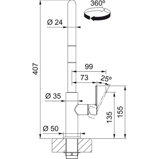 Sada kuchyňská baterie Franke Maris Slim J Pull-Out 115.0728.389, dávkovač tekutin Franke Active SM 119.0547.906