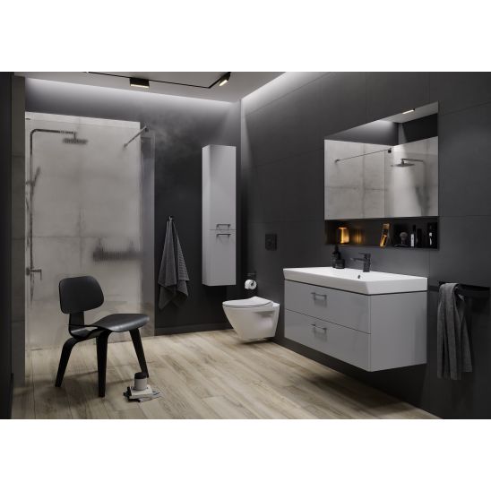 Sada WC mísa se sedátkem s pomalým sklápěním Cersanit Zen S701-428, modul pro závěsné WC s tlačítkem Cersanit S701-779