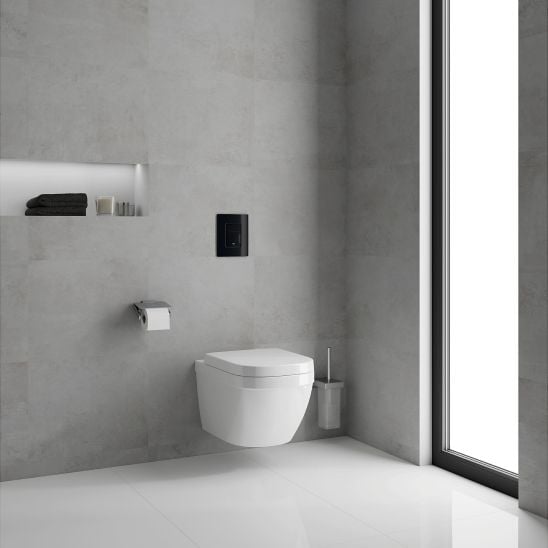 Sada WC mísa se sedátkem s pomalým sklápěním Grohe Euro Ceramic 102510SH00, podomítkový WC modul Grohe Solido 38971000, 38966KV0