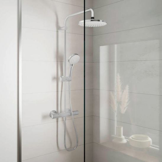 Sada sprchová sada Hansgrohe Vernis Blend 26089000, umyvadlová baterie Hansgrohe Vernis Blend 71580000