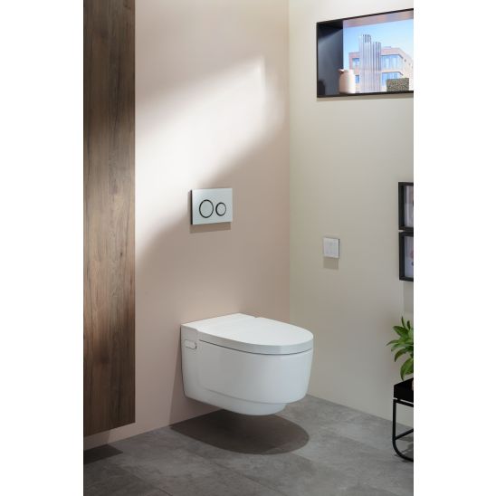 Sada bidetové wc Geberit AquaClean Mera 146.200.11.1, podomítkový WC modul Geberit Duofix 111.320.00.6