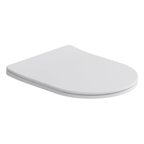 Sada záchodová mísa Kronenbach Tube KB100080WG, záchodové prkénko Kronenbach Tube KB100081WG