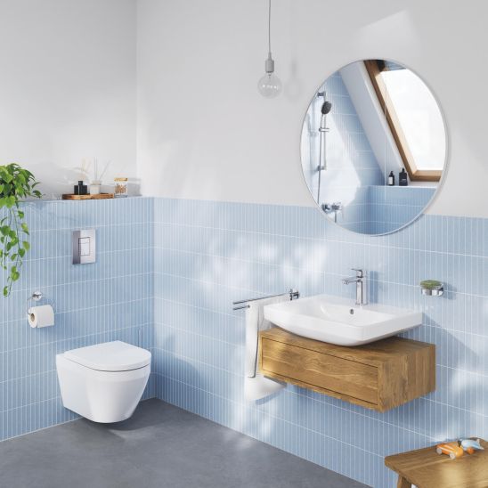 Sada WC mísa se sedátkem s pomalým sklápěním Grohe Euro Ceramic 102510SH00, podomítkový WC modul Grohe Solido 38971000