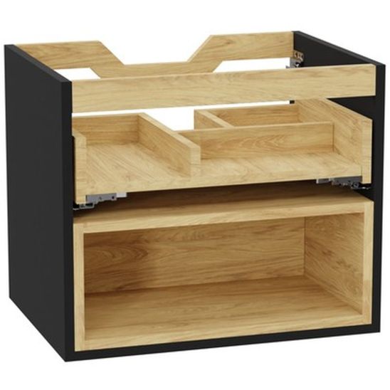 Sada korpus skříňky Excellent Tuto 2.0 MLEX.2171.600.BKBL, deska na skříňku Excellent Tuto 2.0 MLEX.2111.600.BK, MLEX.2151.600.01.BK