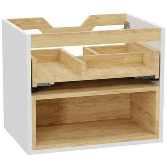 Sada korpus skříňky Excellent Tuto 2.0 MLEX.2171.600.WHBL, deska na skříňku Excellent Tuto 2.0 MLEX.2111.600.WH, MLEX.2151.600.01.WH