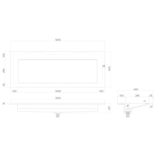 Sada skříňka Oltens Lun 60035060, umyvadlo Oltens Stila 40204000