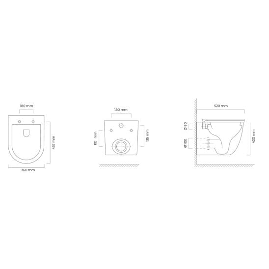 Sada záchodová mísa Oltens Hamnes 42052000, záchodové prkénko Oltens Hamnes 45109000
