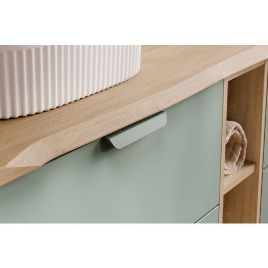 Sada skříňka Comad Aster White ASTER WHITE 82-60-46-2S, umyvadlo Comad Pati UN-PATI-MW3, CREMONA 89-60-46 M