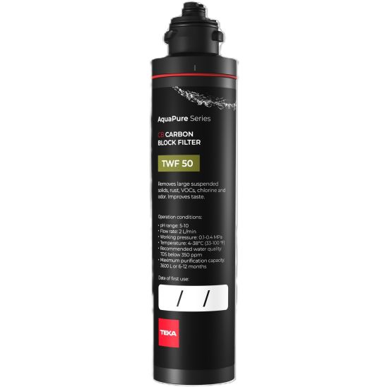 Sada baterie pro vodní filtr Teka Uni 116080001, filtr pod dřez Teka TWF 118510000