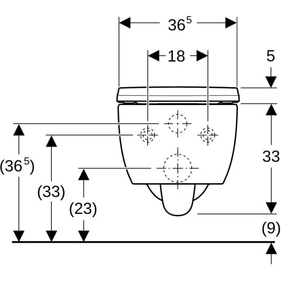 Sada záchodová mísa Geberit iCon 503.233.00.1, podomítkový WC modul Geberit Duofix 111.320.00.6, 111.815.00.1, 156.050.00.1
