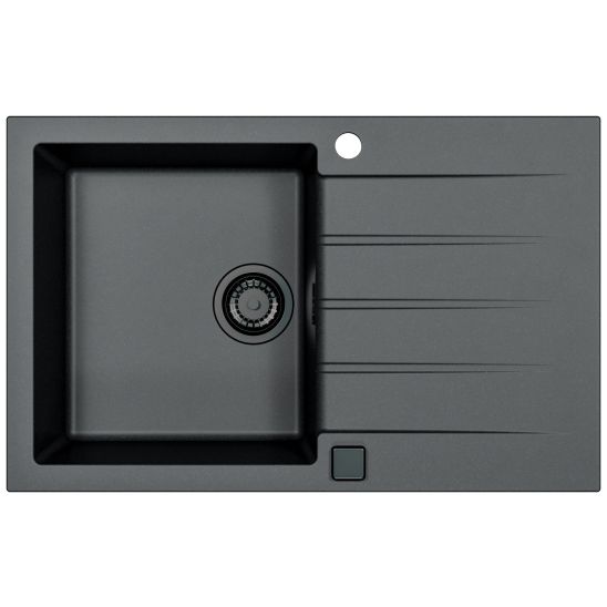 Sada granitový dřez Alveus Cadit 1148159, kuchyňská baterie Alveus Flexa 1147056