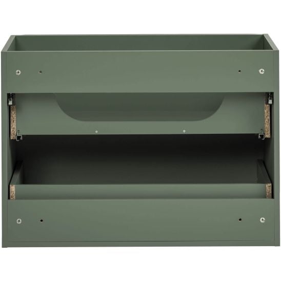 Sada skříňka Comad Sombra Green SOMBRA GREEN 82-80-46-2S, umyvadlo Comad Sky SKY 1 BLACK MATT 80 DP ( E-8099-80 ), NIAGARA UM 03 BLACK 86001B