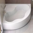 Set rohová vana Ravak Gentiana CG01000000, sifon k vaně Viega Simplex 495121, GPX2240020