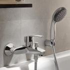 Sada sprchová sada Grohe Euphoria 27421002, vanová baterie Grohe Eurosmart 33300002