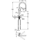 Sada kuchyňská baterie Grohe Essence 30294000, granitový dřez Grohe K700 31654AP0