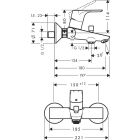 Sada vanová baterie Hansgrohe Focus 31940000, umyvadlová baterie Hansgrohe Focus 31607000, 27592000