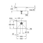 Sada ocelový dřez Grohe K700 31726SD0, kuchyňská baterie Oltens Duf 35203100