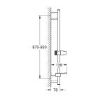 Sada sprchová baterie Grohe Essence 24057GL1, sprchová tyč Grohe Rainshower 26603GL0, 26574GL0, 27057GL0, 35600000, 28388GL0