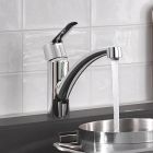 Sada ocelový dřez Grohe K700 31574SD1, kuchyňská baterie Grohe Start 30530002